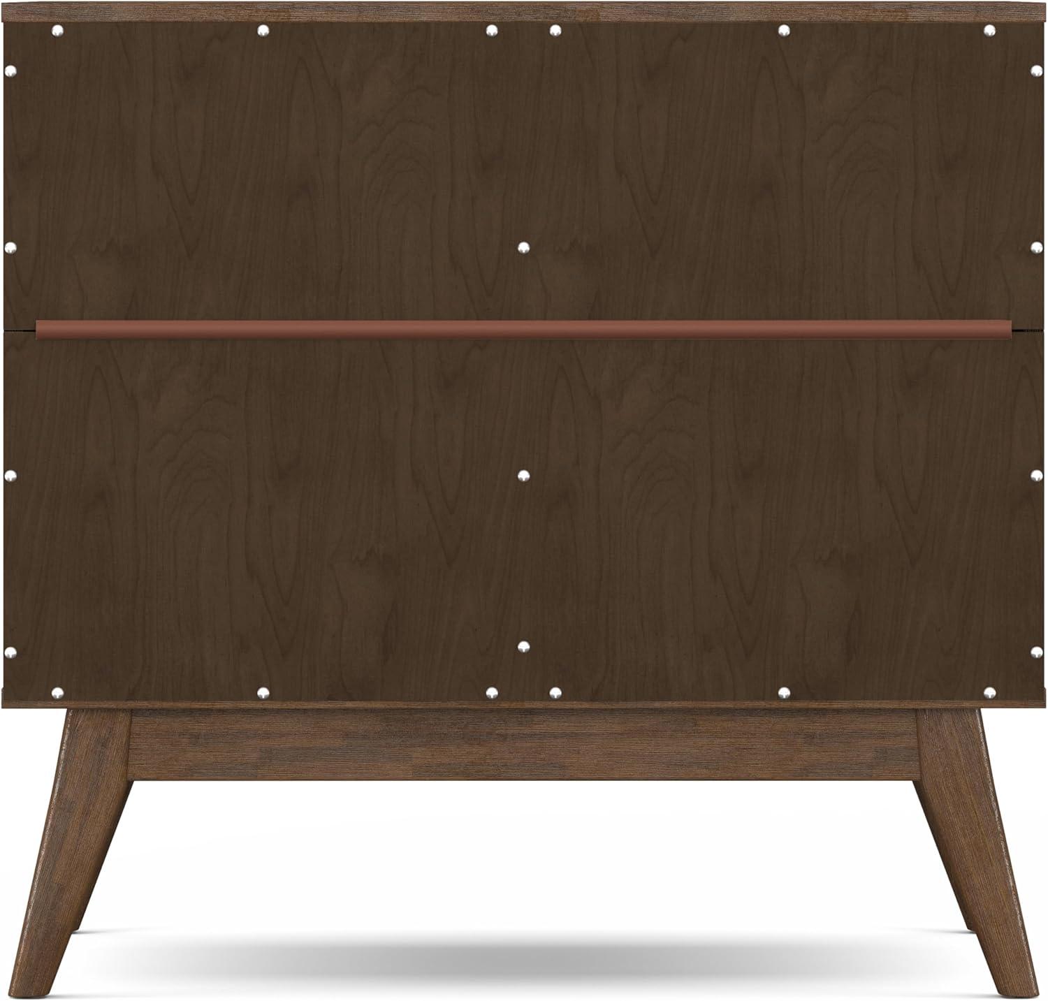 imageSIMPLIHOME Draper Buffet 66 inch Wide Solid Hardwood 4Door Sideboard Buffet in Teak Brown MidCentury Modern Cabinet for Dining Room or Kitchen with Adjustable Shelves and Tapered LegsRustic Natural Aged Brown