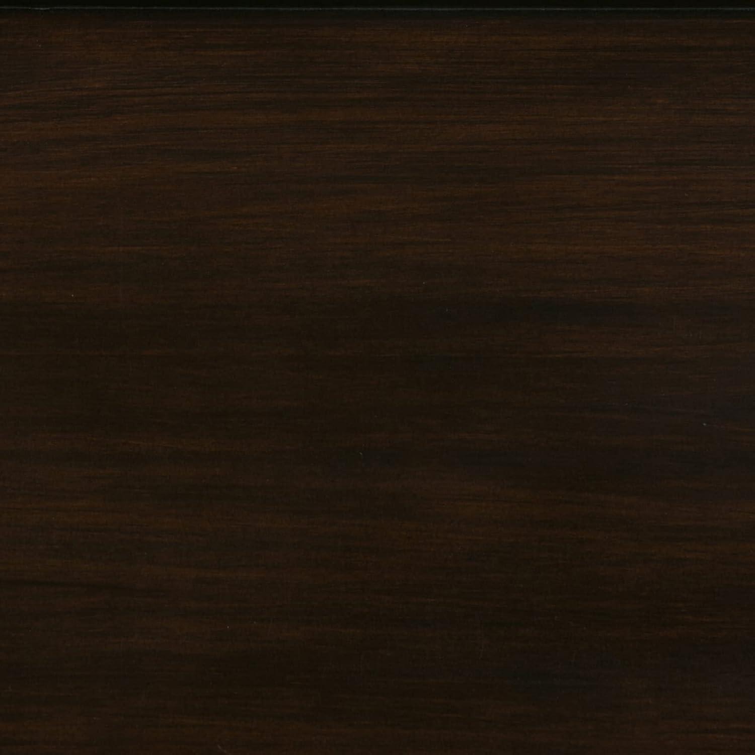imageSIMPLIHOME Kitchener SOLID WOOD 30 Inch Contemporary Ladder Shelf in Hickory Brown For the Living Room Study Room and OfficeDark Chestnut Brown