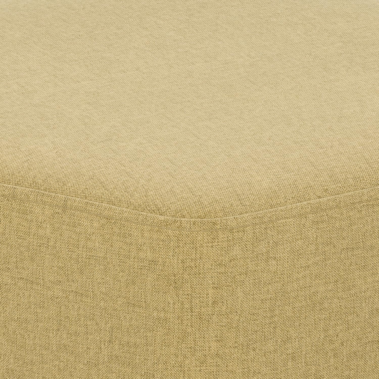 image:imageSIMPLIHOME Brock Footstool 16 inch Wide Upholstered Hexagon WoodFrame Ottoman Footstool in Dijon Yellow Contemporary Accent Stool for Living Room with HighDensity Foam AssembledDijon Yellow