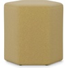 SIMPLIHOME Brock Footstool – 16 inch Wide Upholstered Hexagon Wood‑Frame Ottoman Footstool in Dijon Yellow, Contemporary Accent Stool for Living Room with High‑Density Foam, Assembled(Dijon Yellow)