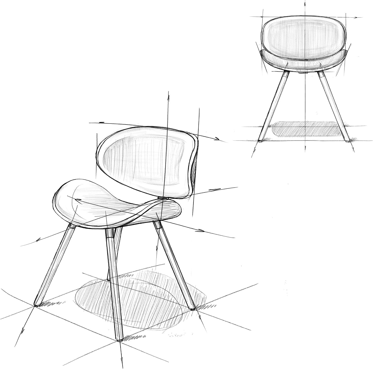 image:imageSIMPLIHOME Marana Dining Chairs Upholstered Bentwood Back and LinenStyle Fabric Kitchen Chair in Blue MidCentury Modern Ergonomic Dining Room Seating with Contoured Seat and Beech Wood LegsDistressed Blue