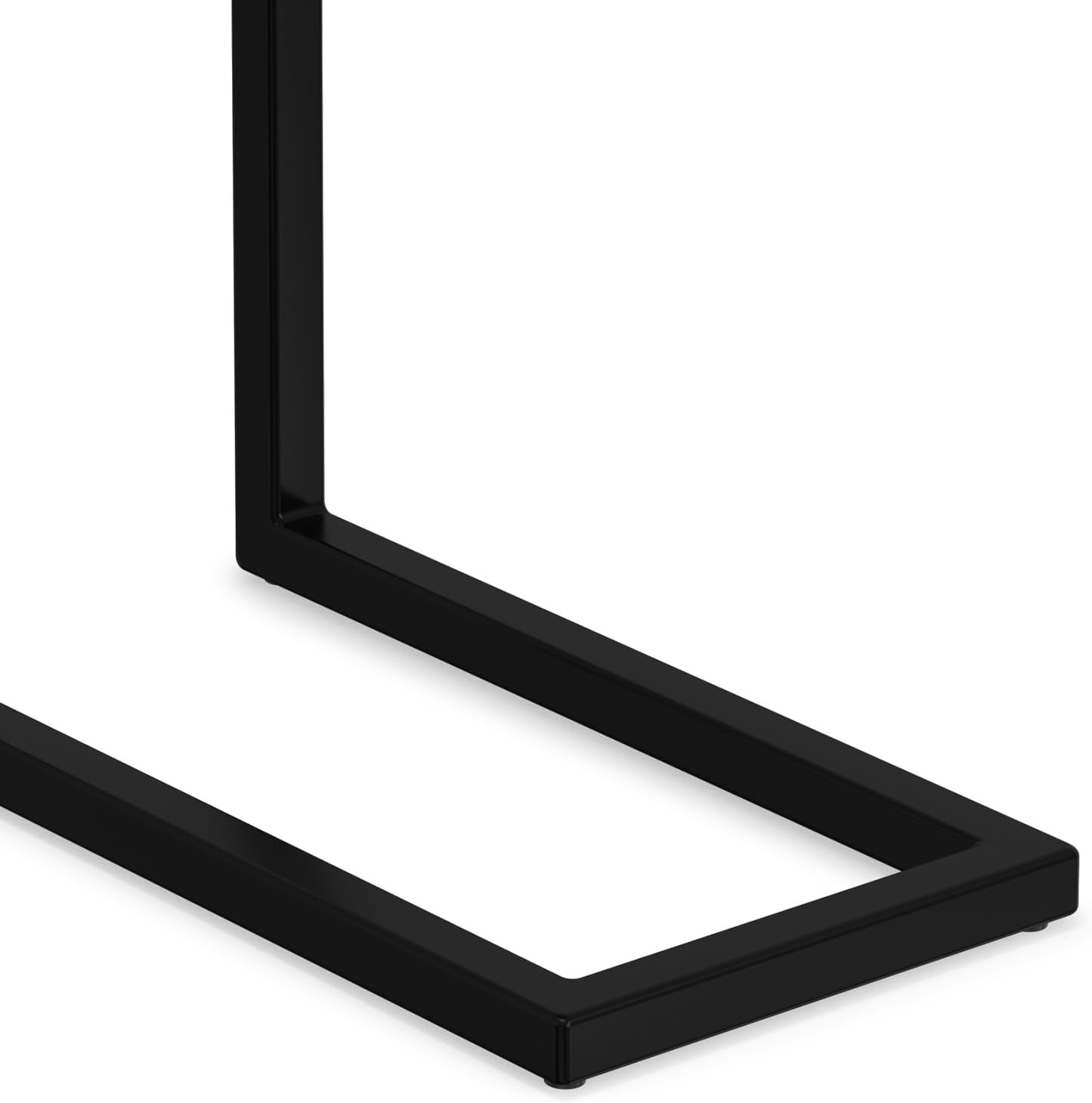 image:imageSIMPLIHOME Skyler 16 Wide Iron Rectangular CSide Table in White and BlackGreen MarbleBlack